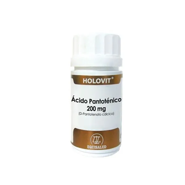Holovit acido pantotenico 200 mg 50 caps Equisalud