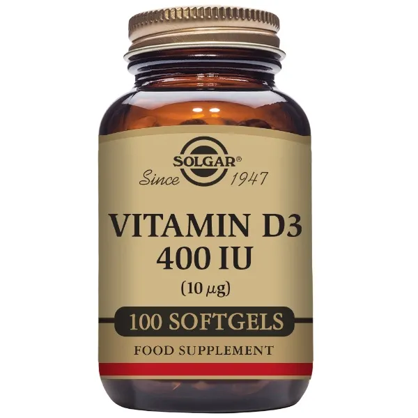 Vit d3 400 ui 100 caps Solgar