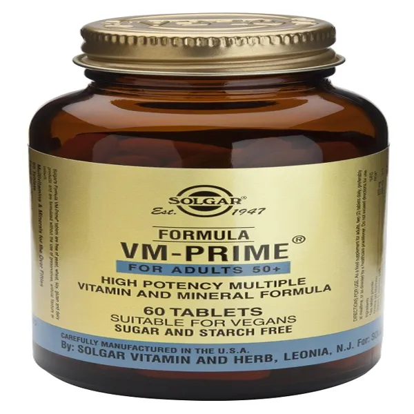 Vm-prime (adultos + 50 años) 60 comp Solgar