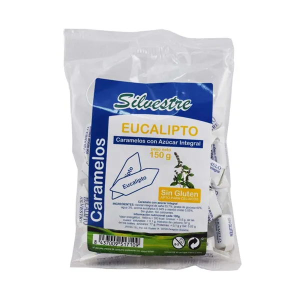 Eucalipto caramelos 150 g Silvestre