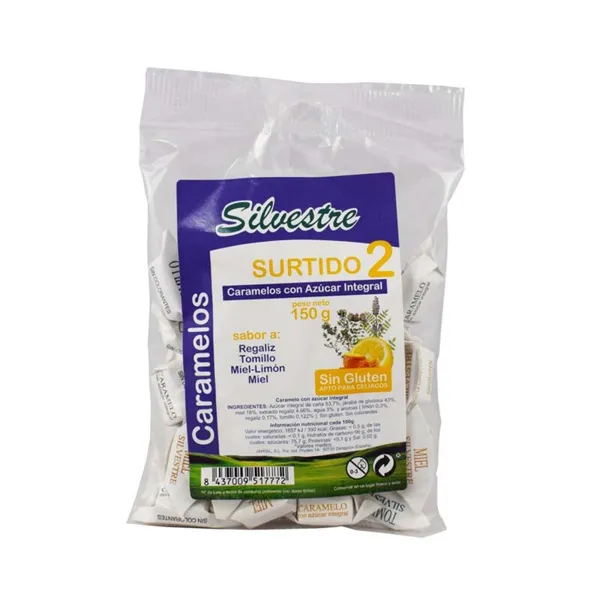 Surtido 2 caramelos 150 g Silvestre