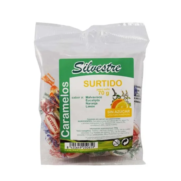 Surtido caramelos s/a 70 g Silvestre