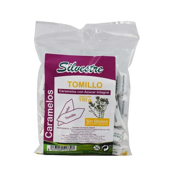 Tomillo caramelos 150 g Silvestre