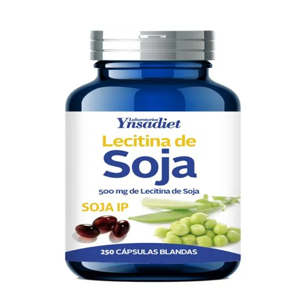 Lecitina de soja 500 mg 250 perlas Ynsadiet