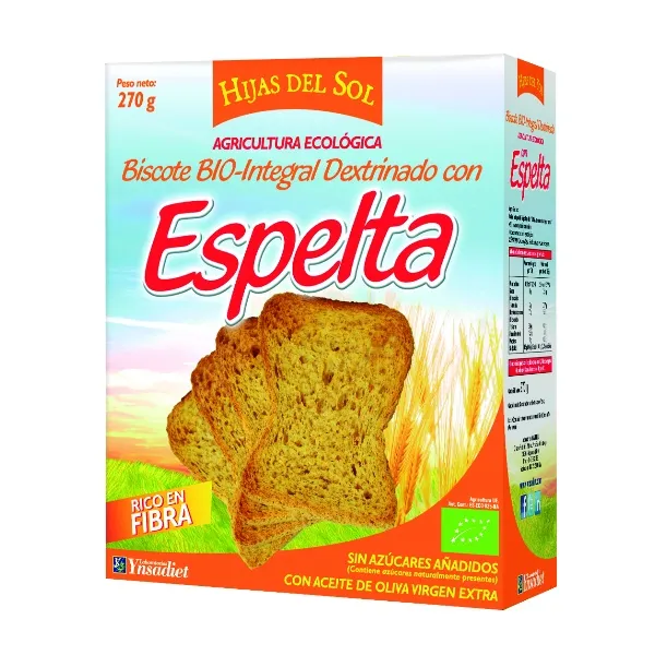 Pan dextrinado espelta bio 270 g Ynsadiet