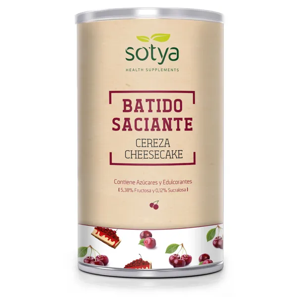 Batidos saciantes 550 g polvo cereza cheeseca Sotya