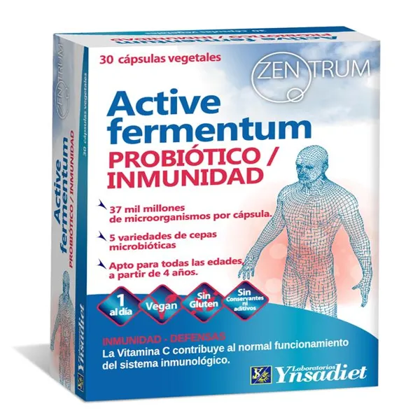 Active fermentum inmunidad 30 caps zentrum Ynsadiet