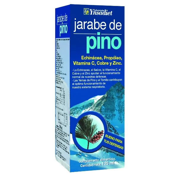 Jarabe pino + echinacea 250 ml sin azucar Ynsadiet