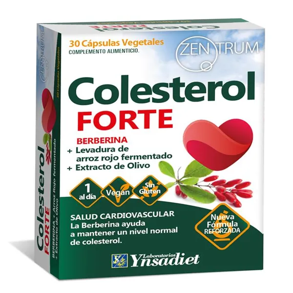 Zentrum colesterol forte 30 caps x 570 mg Ynsadiet