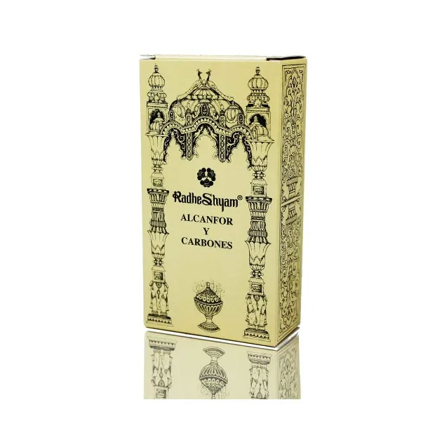 Incienso alcanfor y carbones 100 g Radhe