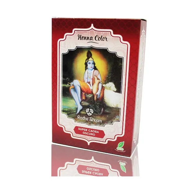Henna super caoba oscuro polvo 100 g Radhe