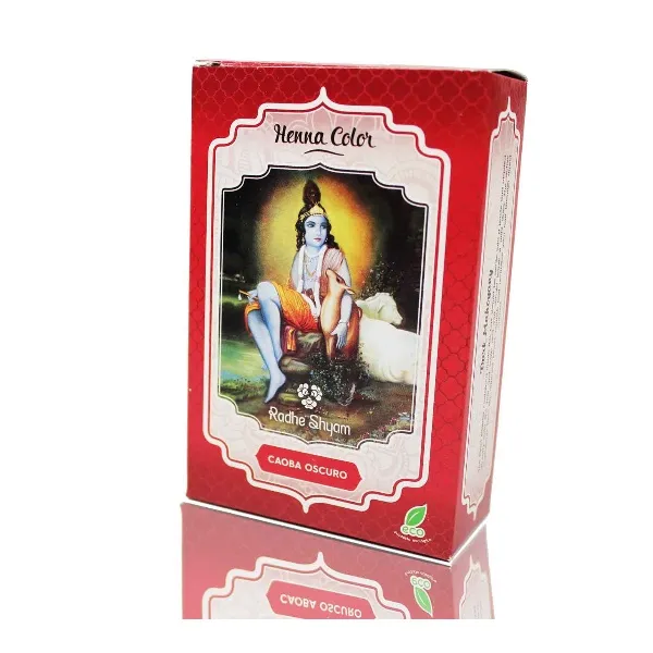 Henna caoba oscuro polvo radhe 100 gr Radhe