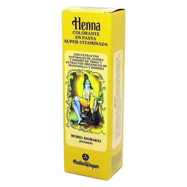 Henna pasta rubio dorado radhe 200 ml Radhe