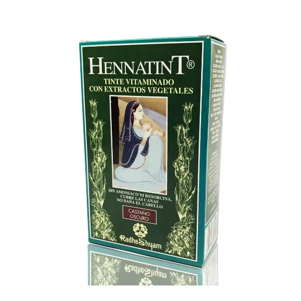Hennatint castaño oscuro radhe 120 ml Radhe