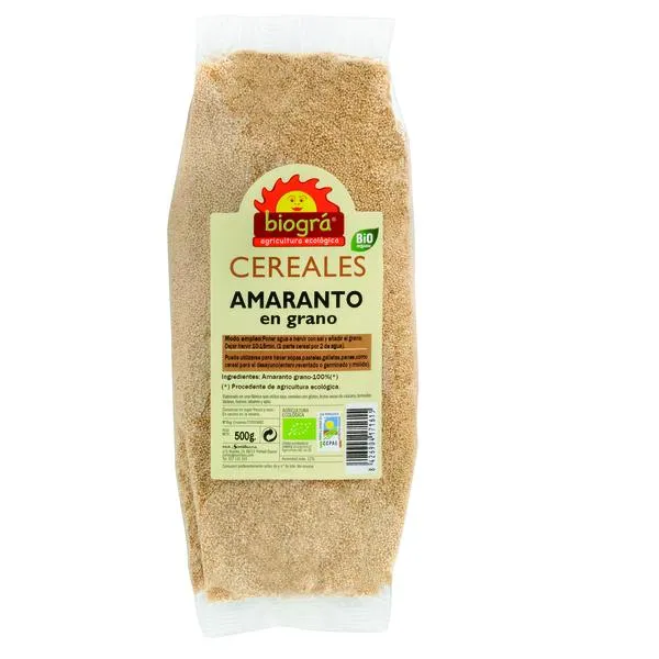Amaranto en grano 500 g biogra bio Biográ
