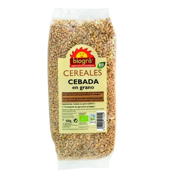 Cebada en grano 500 g biogra bio Biográ