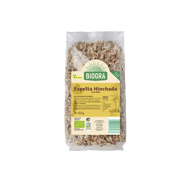 Espelta hinchada s/azucar y s/miel 125 g bio Biográ