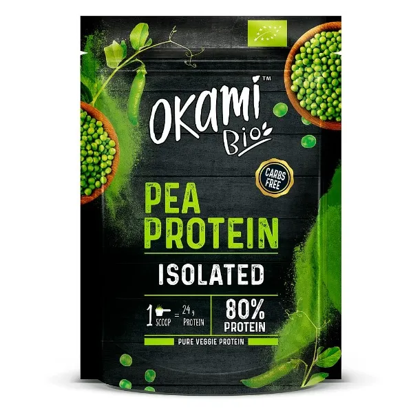 Proteina aislada de guisante 100% 500 g Okami bio