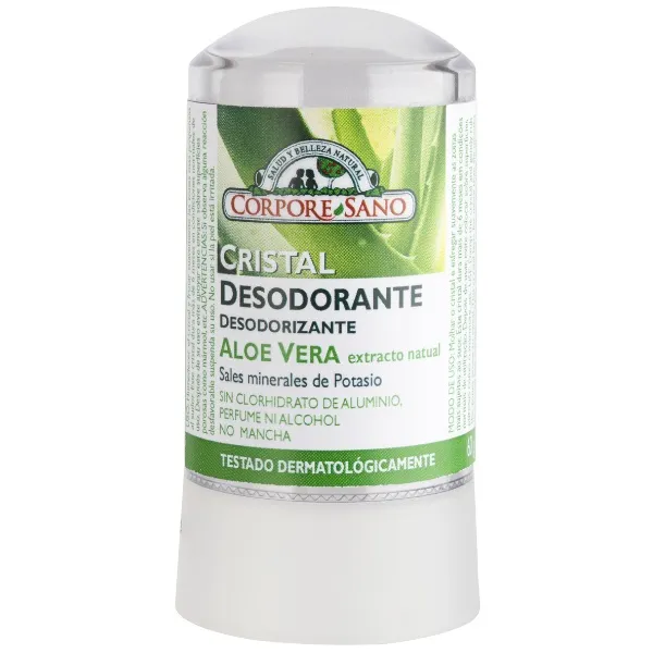 Desod. mineral aloe 60 gr.potassium alum y aloe ve Corpore