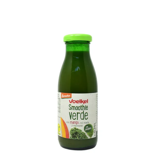 Smoothie mango kale y espinacas bio 250 ml Voelkel