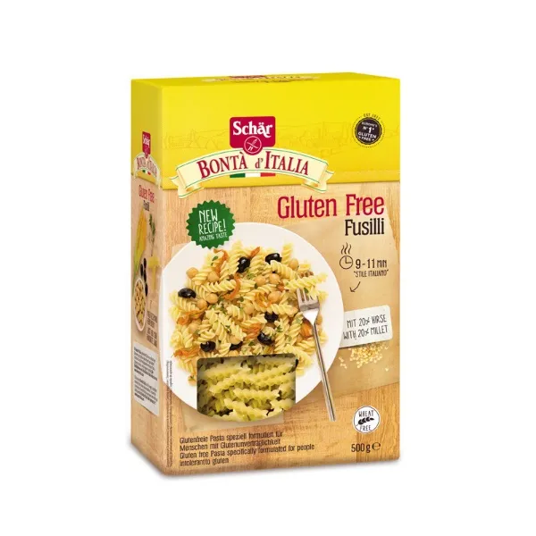 Pasta fusilli 500 g  Dr. schar
