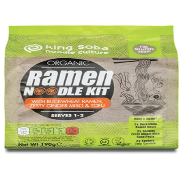 Kit de noodles ramen de trigo sarraceno King soba