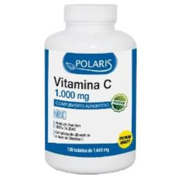 Vitamina c (1000 mg) 120 tabletas Polaris