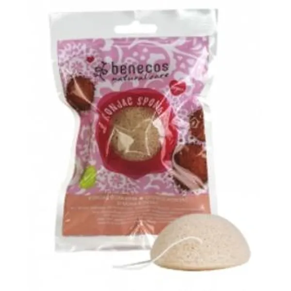 Esponja Konjac Arcilla Roja Pieles Delicada Benecos