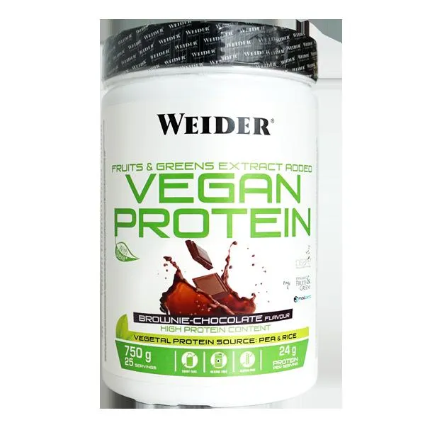 Vegan protein chocolate sin soja 750 g Weider
