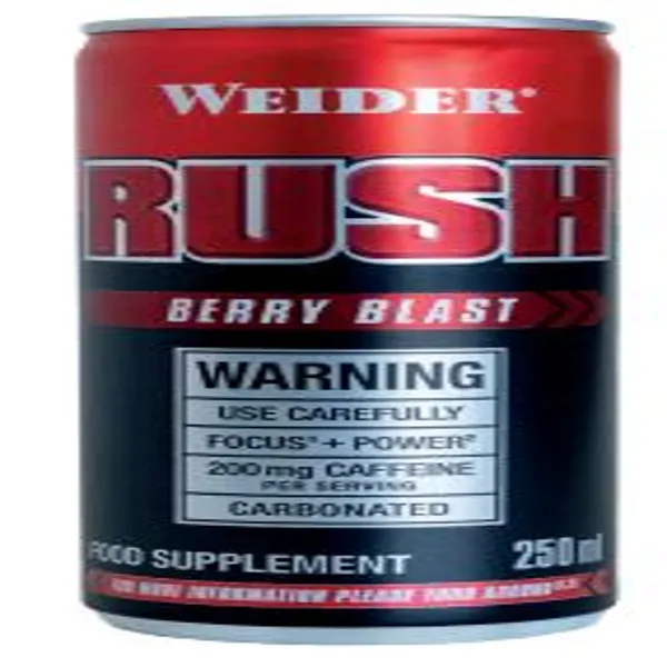 Ud. rush rtd berry blast 250 ml Weider