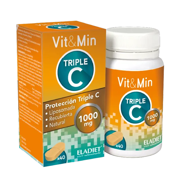 Vit & min triple c 40 comp Eladiet