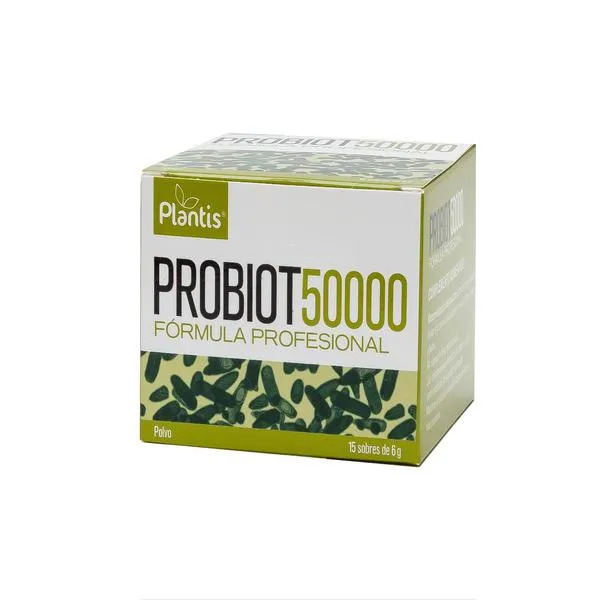 Probiot 50.000 formula profesional 15 sobres x 6 g Plantis