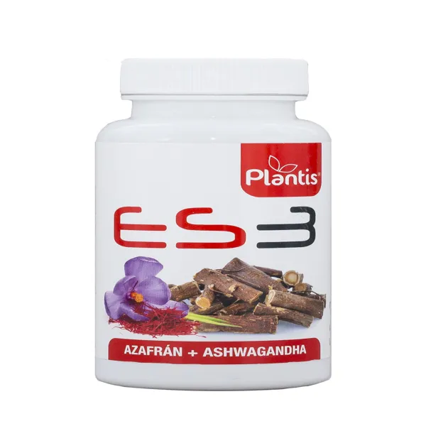 Es3 ashwagandha + azafran 30 caps Plantis