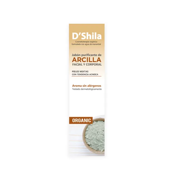 Jabon purificante arcilla  250 ml Shila