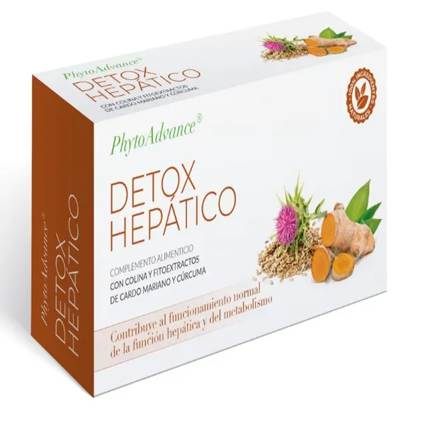 Detox hepatico 30 caps Phytoadvan