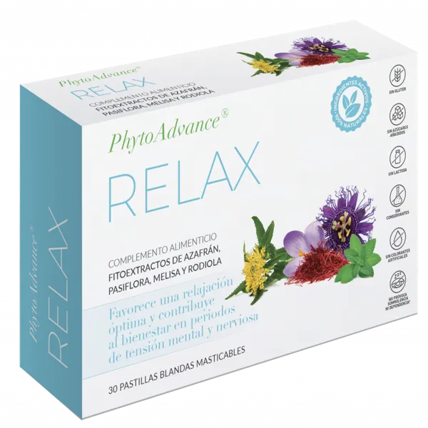 Relax 30 pastillas blandas masticables Phytoadvan