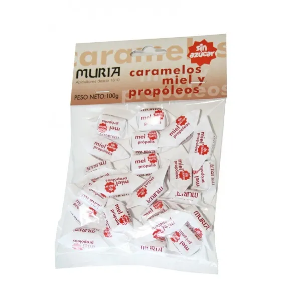 Caramelos s/azucar propoleos 100 g Muria