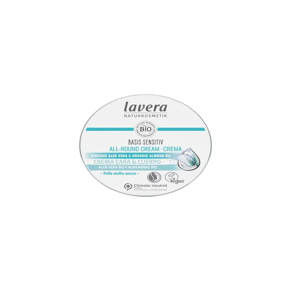 Crema cara & cuerpo basis sensitiv 150 ml Lavera