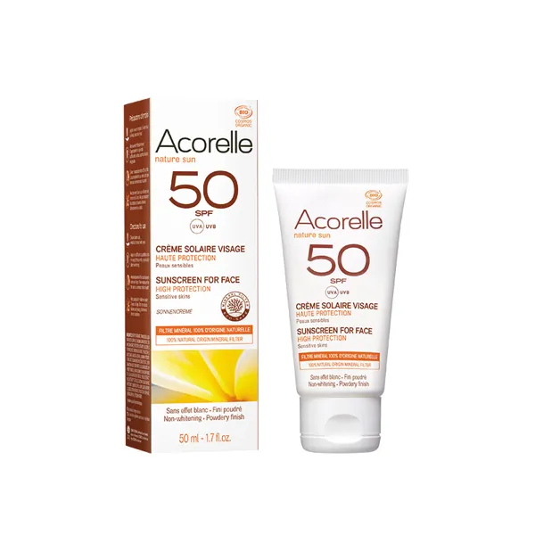 Crema solar facial spf 50 acorelle 50 ml Acorelle