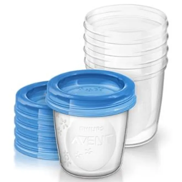 Set Recipientes Leche Materna 180Ml 5Ud Scf619/0 Avent