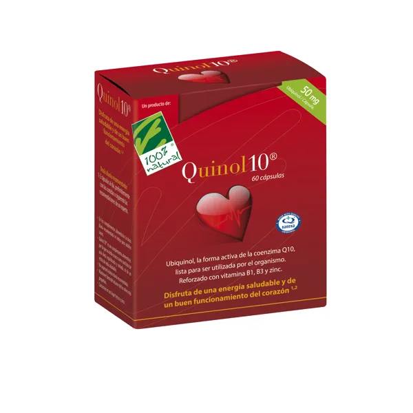 Quinol 10 50 mg 60 caps 100%natura