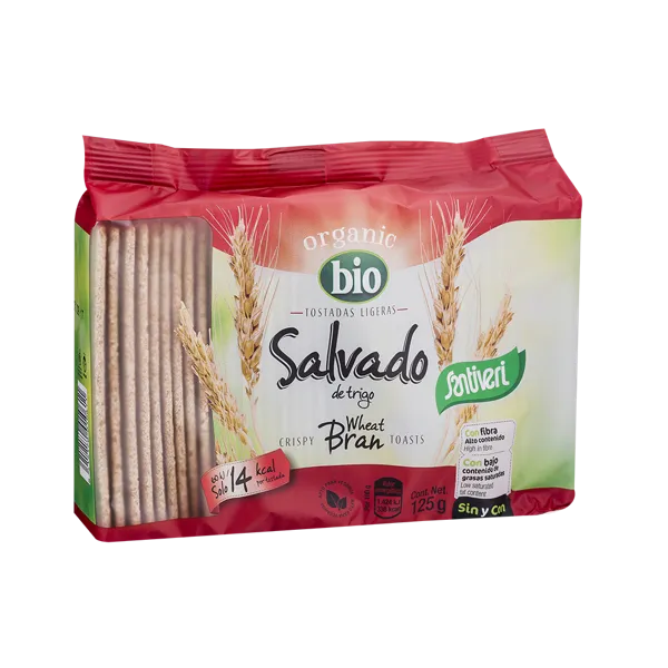Tostadas ligeras  con salvado 125 g Santiveri