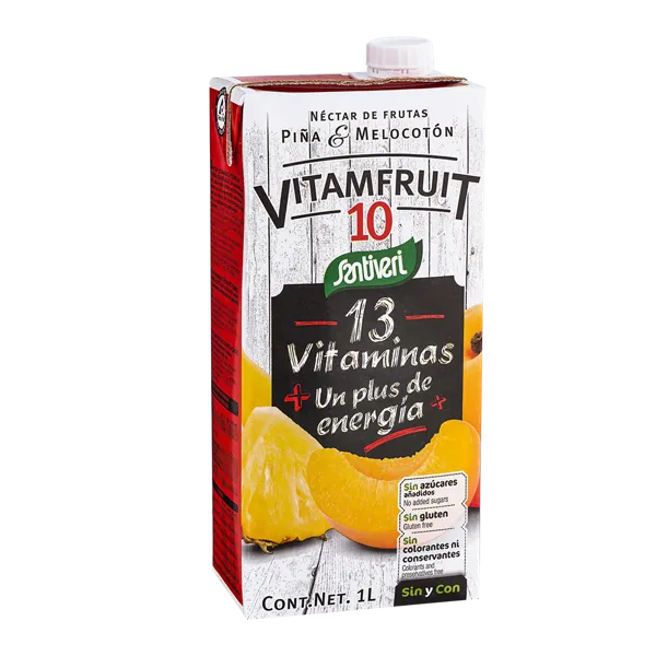 Vitamfruit n-10 zumo vit. 1 litro Santiveri