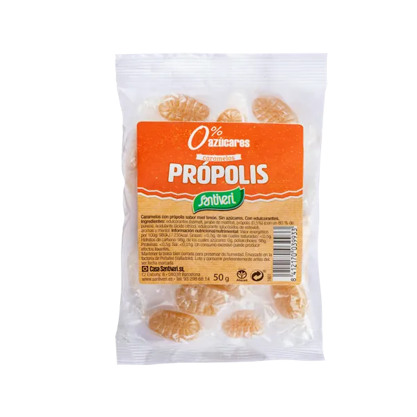 Caramelos propolis sin azucar Santiveri