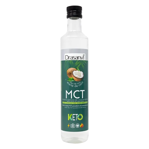 Aceite mct coco 500 ml keto Drasanvi