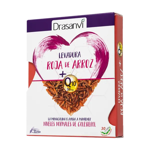 Levadura arroz rojo (2,9mgmonacolina k) coq10 30  Drasanvi