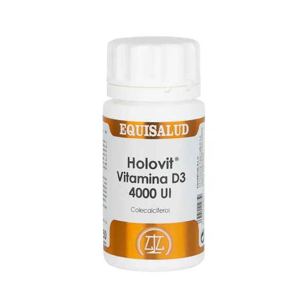 Holovit vitamina d3 4000 ui colecalciferol 50 caps Equisalud