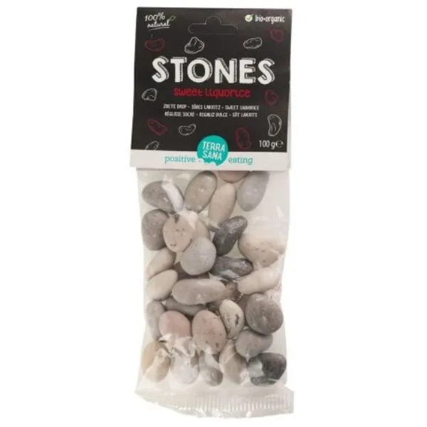 Stones regaliz dulce 100 g Terrasana