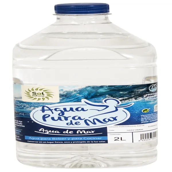 Agua de mar botella 2 litros Solnatural