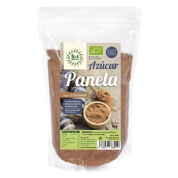 Azucar panela bio familiar 1 kg Solnatural